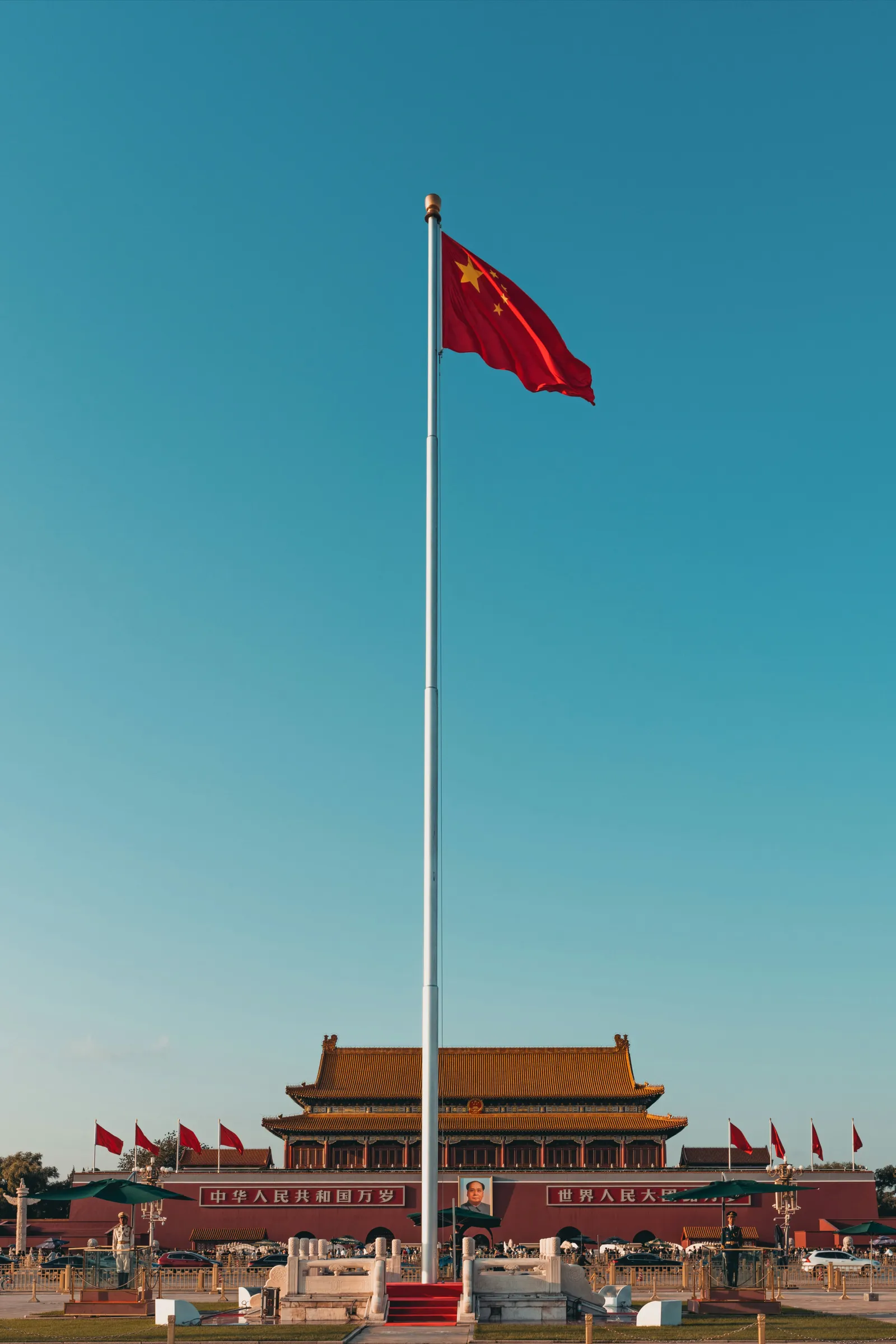 The marble bridges and halls of the Summer Palace, Beijing